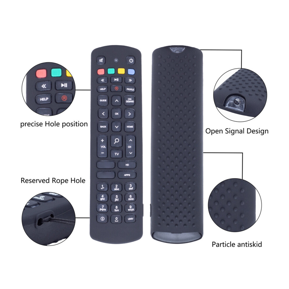 Stylish Silicone Sleeve Skin For Jio Fiber Remote Waterproof Scratch Resistant Red 7695001050654