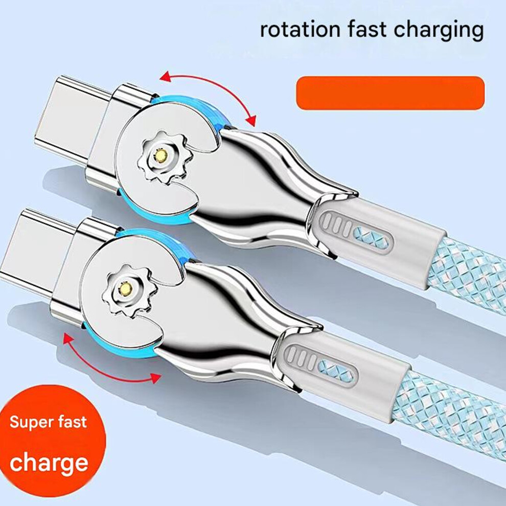 Reversible Type C To Type C Charging Cord 66Wpd Fast Charging For Electronics 1M 7695001058513