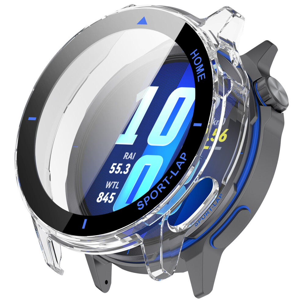 Watch Pc Cover Washable Bumper Housing Scratch Resist For Runner 2 Transparent Red 7695001099158