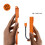 Fast USB C Device Including 3 5mm Sound Output For Tablet Computer Laptop Orange 1