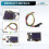 0.96 Inch 128x64 Display OLED Module IIC LCD Screen SSD 1306 SH1106 with Cable 4