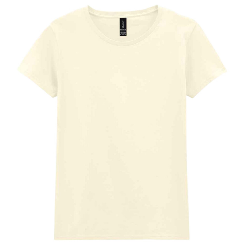 Gildan (Xxl, Off ) Womens/Ladies Heavy T-Shirt White
