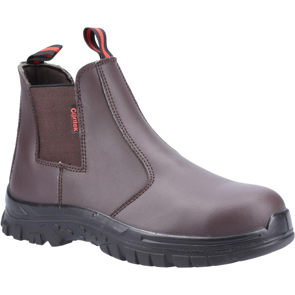 (10 Uk, Brown) Centek Unisex Adult Fs319 S1 Leather Dealer Boots 5063107016256