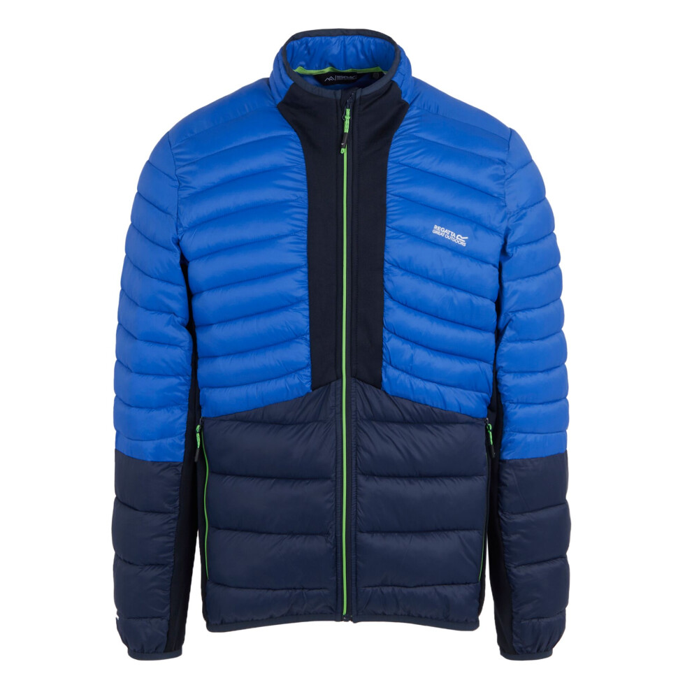 Regatta (Xxl, Olympian /Navy) Mens Leedre Colour Block Hybrid Jacket Blue
