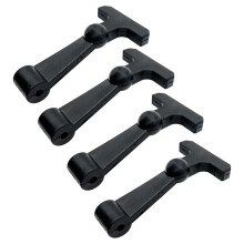 Black Replacement Cooler Latches Compatible for Tundra Cooler Accessories and RTIC Cooler Premium Rubber Latches