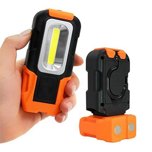 Portable LED Work Light, Hanging Hook & Magnetic Flashlight, Battery Operated,Pocket Work Lights 1