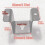Heavy Duty Speaker Hook Hangers For Small Music Devices Easy Installation 3