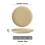 Basic Glazed Ceramic Dinner Set, Nordic Style, Microwave and Dishwasher Safe, 10-Inch 4-Piece Set. 2