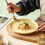Basic Glazed Ceramic Dinner Set, Nordic Style, Microwave and Dishwasher Safe, 10-Inch 4-Piece Set. 6