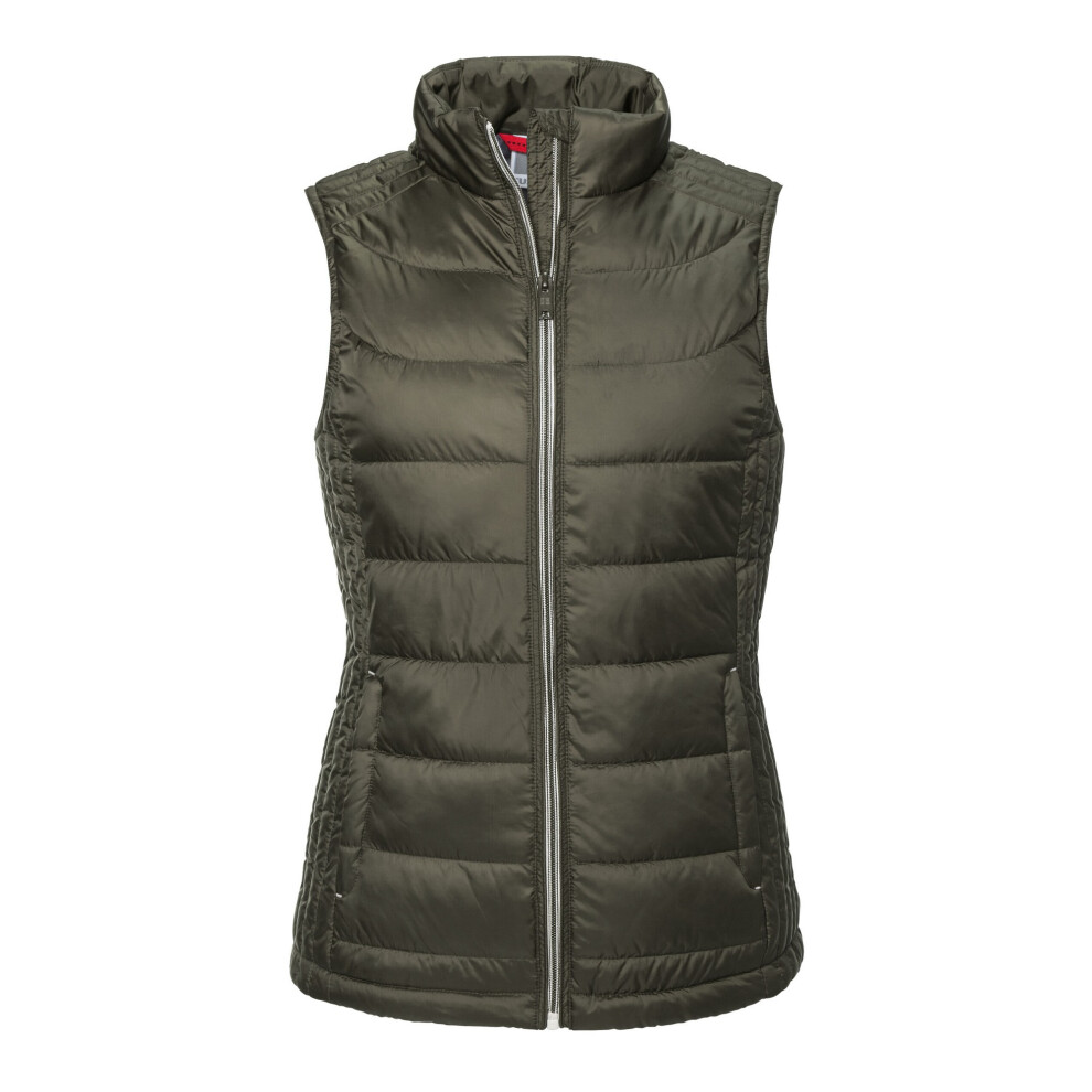 Russell (12 Uk, Dark Olive) Womens/Ladies Nano Padded Body Warmer