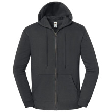 (XXL, Light Graphite) Fruit of the Loom Unisex Adult Iconic Premium Full Zip Hoodie