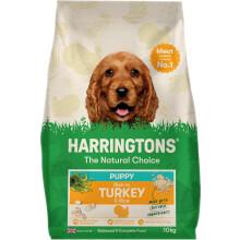 Harringtons Puppy Food Turkey and Rice 10kg Complete Dry Dog Food Natural Ingredients Healthy Growth No Artificial Additives