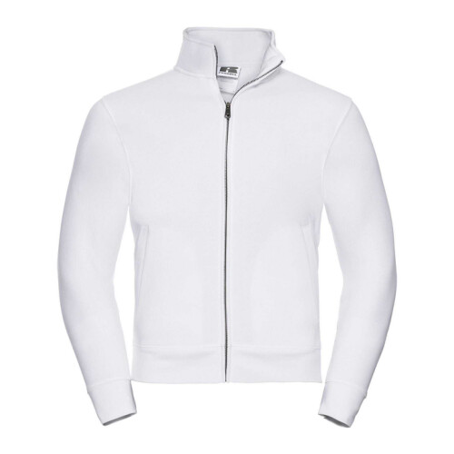 Russell (S, White) Russell Mens Authentic Sweat Jacket