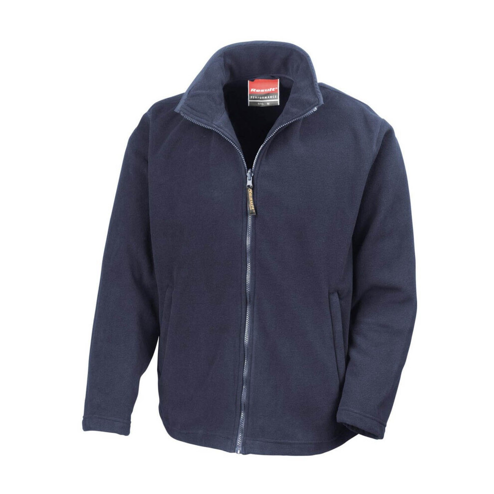 Result (Xl, Navy ) Mens High Grade Microfleece Horizon Showerproof Breathable Jacket Blue