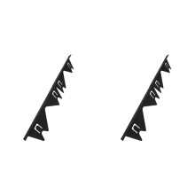 Stove GapCovers Stainless Steel, 4 Piece Stove GapFiller Stove Counter GapCover Heat Resistants & Stove Guards Range