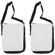 2 Stück Sublimationstaschen, Sublimations-Umhängetaschen-Rohlinge, Sublimations-Schultertasche, Sublimations-Rohlingstasche für Geburtstag