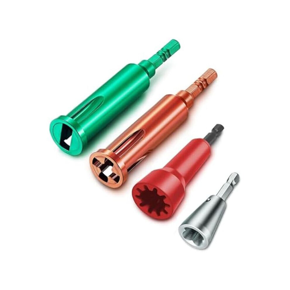 4Pcs Wire Twisting Tool,Wire Stripper And Twister,3Way/5Way Wire Stripping Tool And Wire Cap Twisting Tool 6032884575446