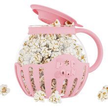 Popcorn Maker Microwave Snack Popcorn Air Poppers 2.25 Quart Popcorn Bowl Borosilicate Kitchen Accessories,