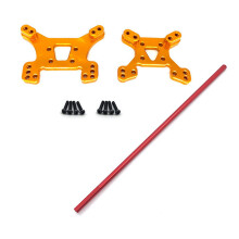 Front and Rear Shock Tower Board Set for 144001 1/14 with Central Drive Shaft for 124019 124018 1/12