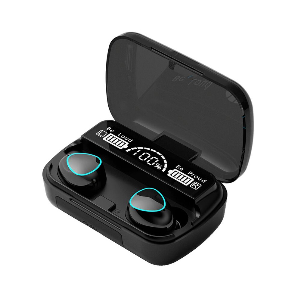 Wireless Headset Tws V5.1 Led Display Stereo Earbud Headset With Microphone Hands-Free Headset, Black 4711710539181