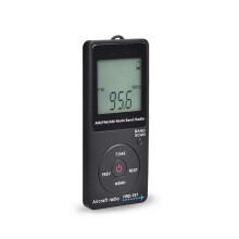 HRD-767 Pocket Radio Aircraft Band Receiver Portable Radios LCD Display Lock Button FM/AM/AIR Radio with Earphone
