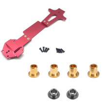 Metal Second Floor Board with Metal Chassis 144001-1295 6X5.2 Flange Bushing, for 144001 1/14 4WD RC Car