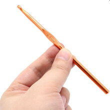 6Pcs Superior Aluminum Crochet Hook Set, Light, Durable & Smooth Knitting Needles, 5.5mm US Size I (Size 9)