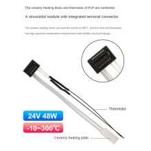 Für  P1P P1S Thermistor Keramikheizung 24V 48W Heizrohr für 3D-Druck Thermistor Hotend