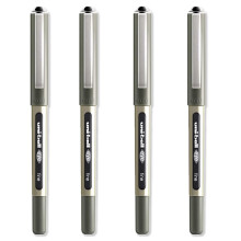 uni-ball EYE - UB-157E Rollerball Pens - 0.7mm Nib - Black - Pack of 4