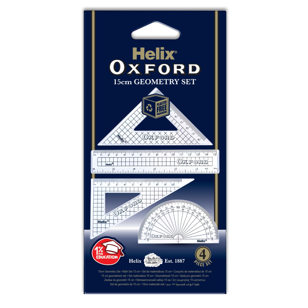 Photos - Accessory Helix Oxford 15cm Geometry Set 