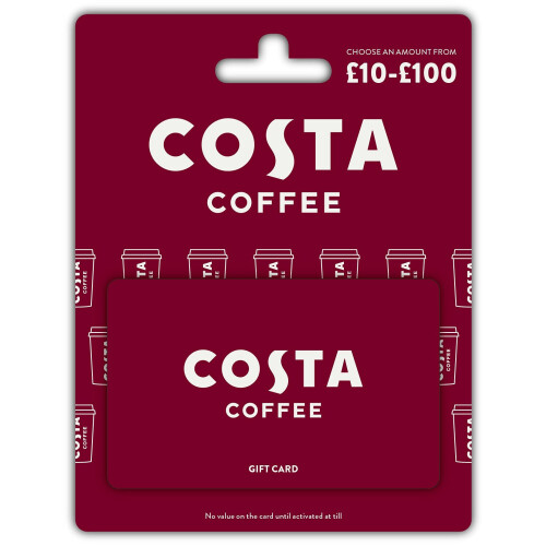 Costa Coffee Costa Coffee Physical Gift Card - UK Redemption - Delivered by Post - 25