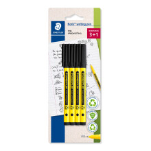 STAEDTLER Noris - Handwriting Pen - Black - Pack of 4, 307-9 BK4