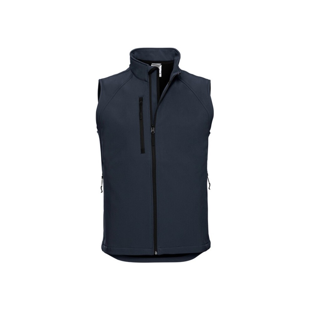 Russell (Xs, French Navy) Mens Softshell Gilet Blue,Multicoloured