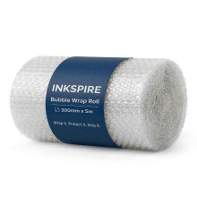 Inkspire Bubble Wrap Roll 300mm x 5m – Lightweight & Durable Air Bubbles Protective Packaging Essential for Moving House, Parcel Shipping, Storage B
