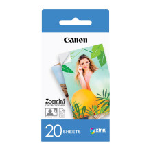 Canon Zink Photo Paper - Sticky-Backed 2x3" Photo Paper (20 x Sheets) - Print Phone Photos for Personalised Stickers