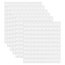 600Pcs Clear Double Sided Sticky Dots,Removable Glue Points for Crafts,Waterproof No Trace Adhesive Putty for Posters,Photos,Wall Decor & Balloons,Ro
