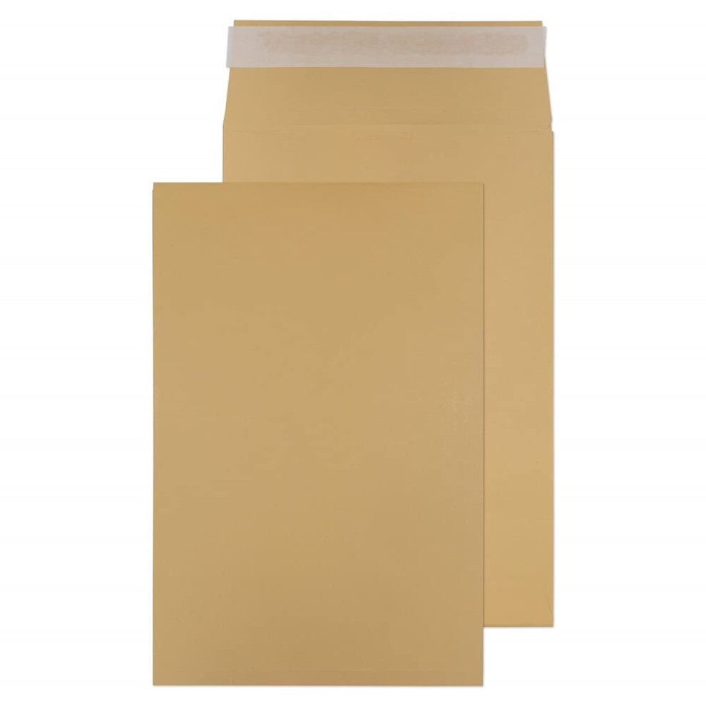 Photos - Other Office Equipment Blake Purely Packaging 381 x 254 x 25 mm 140 gsm Gusset Pocket Peel & Seal Envelopes  Manilla - Pack of 125 (11101)