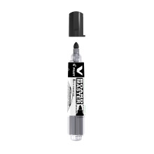 Pilot Begreen Recycled V Board Master Whiteboard Marker Bullet 6.0 mm Tip - Black, Box of 10