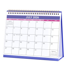 2026-2027 Calendar - 18 Month Desk Calendar 26-27 Runs from July 2026 to December 2027, Starts on Monday, Minimalist design for School, Home or Offic