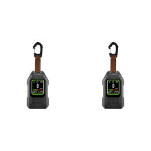 2X CO Concentration Detection Carbon Monoxide Sensor with Alarm Portable Temp Humidity Meter for Home Indoor Use