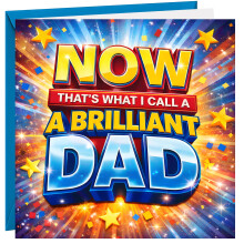 Fathers Day Card For Dad Music Theme Funny 350gsm Father's Day Cards From Son or Daughter