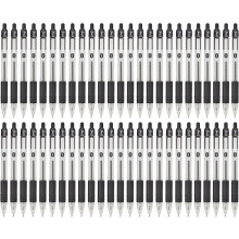ZEBRA Z GRIP Black Ballpoint Pens, Retractable with smooth ink, comfortable grip and pocket clip reliable biro medium point 50 pack of black