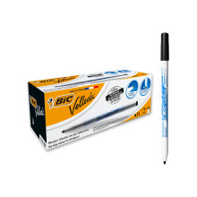 BIC Velleda, Dry Wipe Whiteboard Marker Pens, Fine Bullet Tip for Precision, in