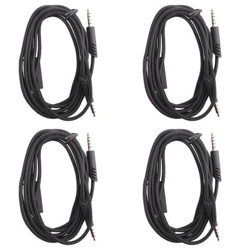 4X Replacement Earphone Cable for Astro A40 Headset,Audio Cable for Astro A10/A40 Gaming Headset,for PS5  Controller