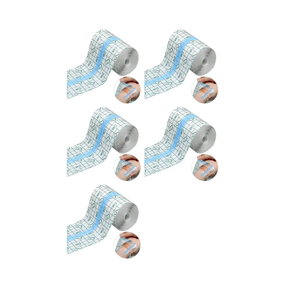 Photos - Power Tool Accessory 5X Shower Waterproof Patch Transparent Stretch Adhesive Bandage for Tattoos Swimming Showering (4 Inch X 10Yard)
