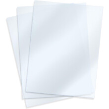 Display Genie Anti-Glare Replacement PVC Covers for Snap Poster Frames and A-Board Pavement Signs. A1 (594mm x 841mm) 2 PACK