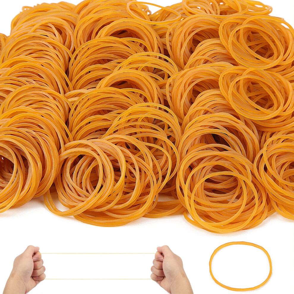 Photos - Other Office Equipment Lonely high heels 800 Pcs Yellow Elastic Bands 38x1.4 mm Strong Rubber Bands 225g Heavy Duty Stretchable Band Natural for Of