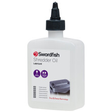 Swordfish 350ml Shredder Oil Lubrication Bottle Suitable for all Paper Shredders ref 40240