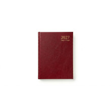 2027 Diary A5 Day a Page – Daily Planner with Appointments – Hardback Casebound Cover – Professional Journal for Office, Home & Business – Ava