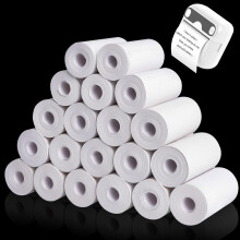 YSDMY Mini Printer Paper 20 Rolls Thermal Paper for Children 57 x 25 mm Thermal Printer Paper,Refill Print Paper Till Roll(Non-Stick)